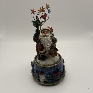 Kurt Adler Santa's World Music Box "Here Comes Santa Claus" Christmas Holiday